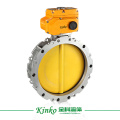 DN80 Flange Soft Creating Electrical Butterfly Clap
